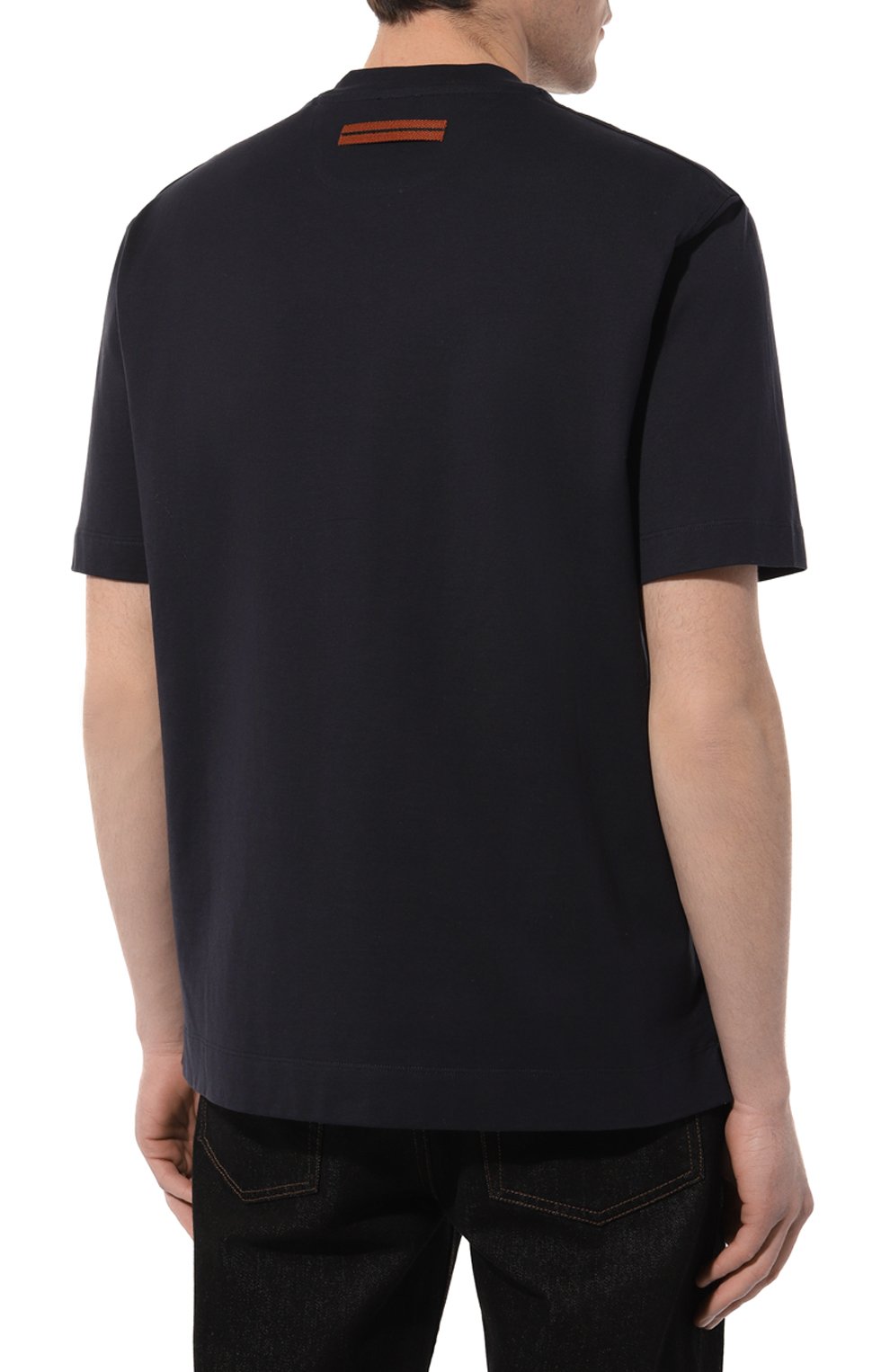 Хлопковая футболка ZEGNA, арт. UD364A7/D777, фото 4