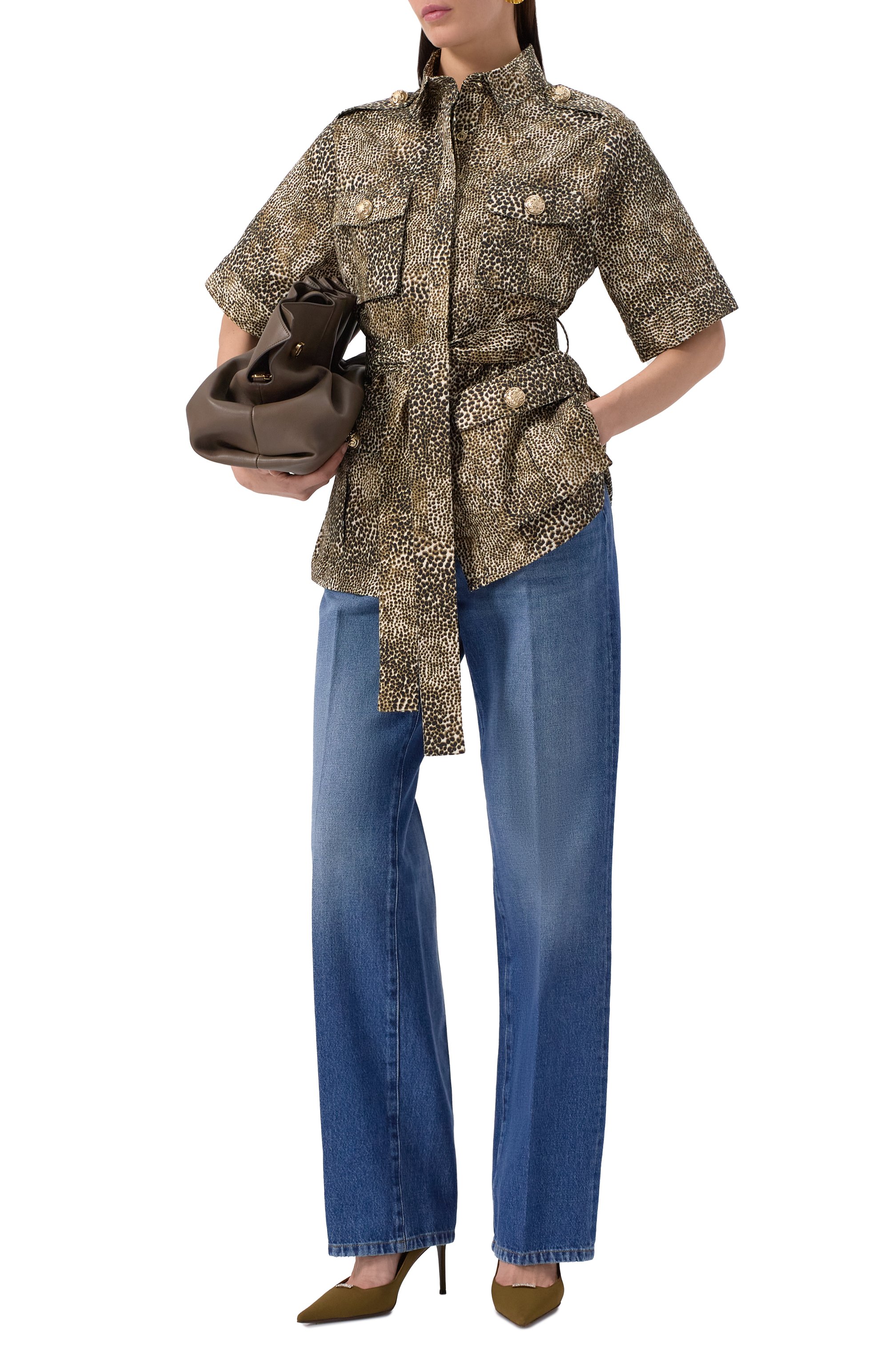 Хлопковая блузка ELIE SAAB, арт. SH098PS25, фото 2