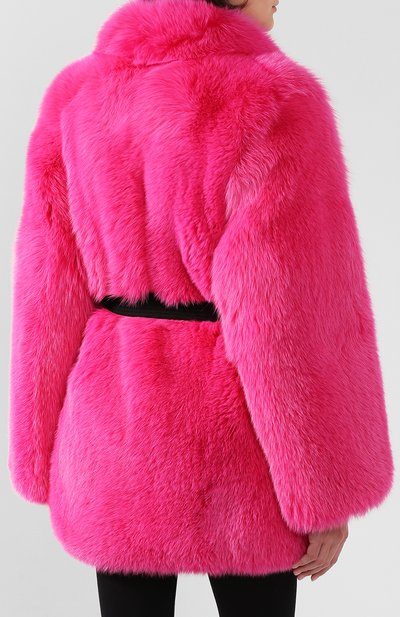 Шуба из меха песца BLANCHA, арт. 19121/100Z/15/SH0CKING, фото 4