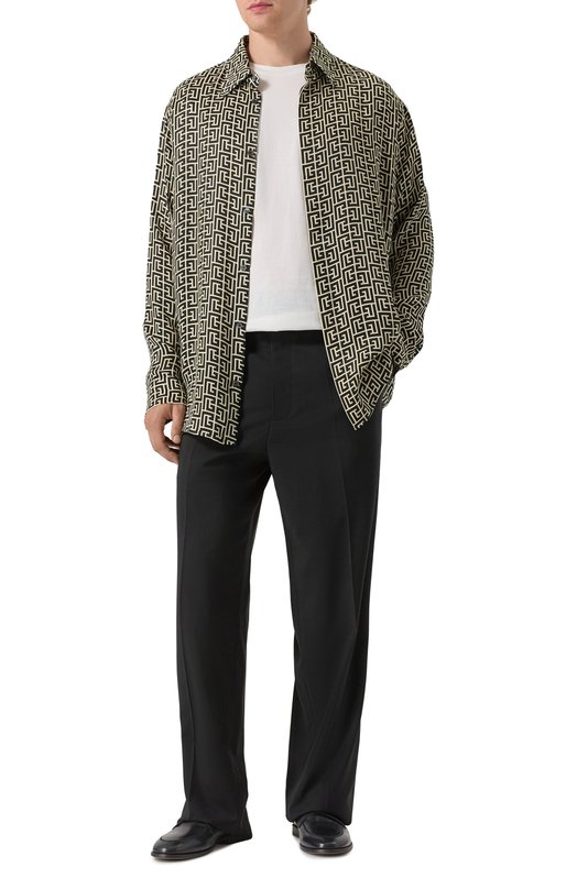 Рубашка Balmain FH1HS485/VI36 Чёрно-белый  FH1HS485/VI36 Фото 2
