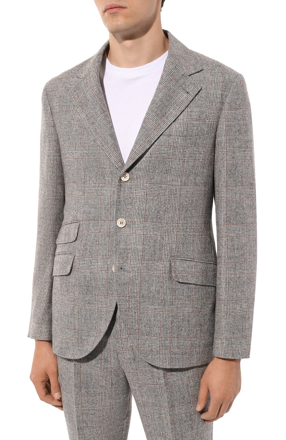 Шерстяной костюм BRUNELLO CUCINELLI, арт. MQ471LDWH, фото 2
