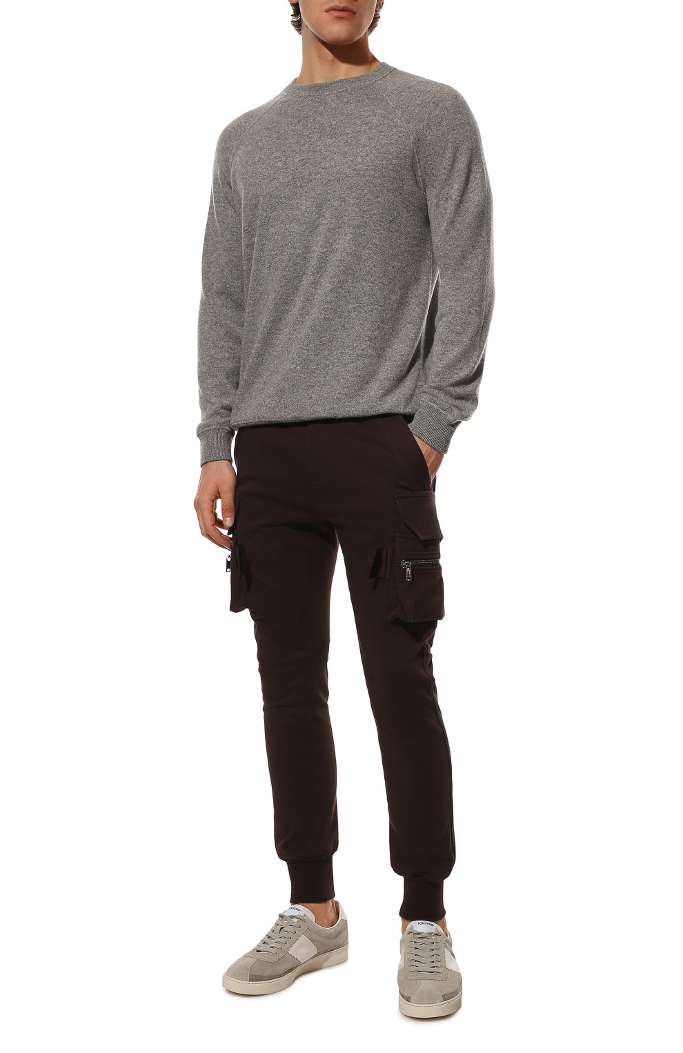 Хлопковые джоггеры RICK OWENS, арт. RU01B1396/BA, фото 2