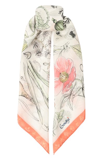 Женский шелковый платок гербарий GOURJI, арт. 91127637/5561172