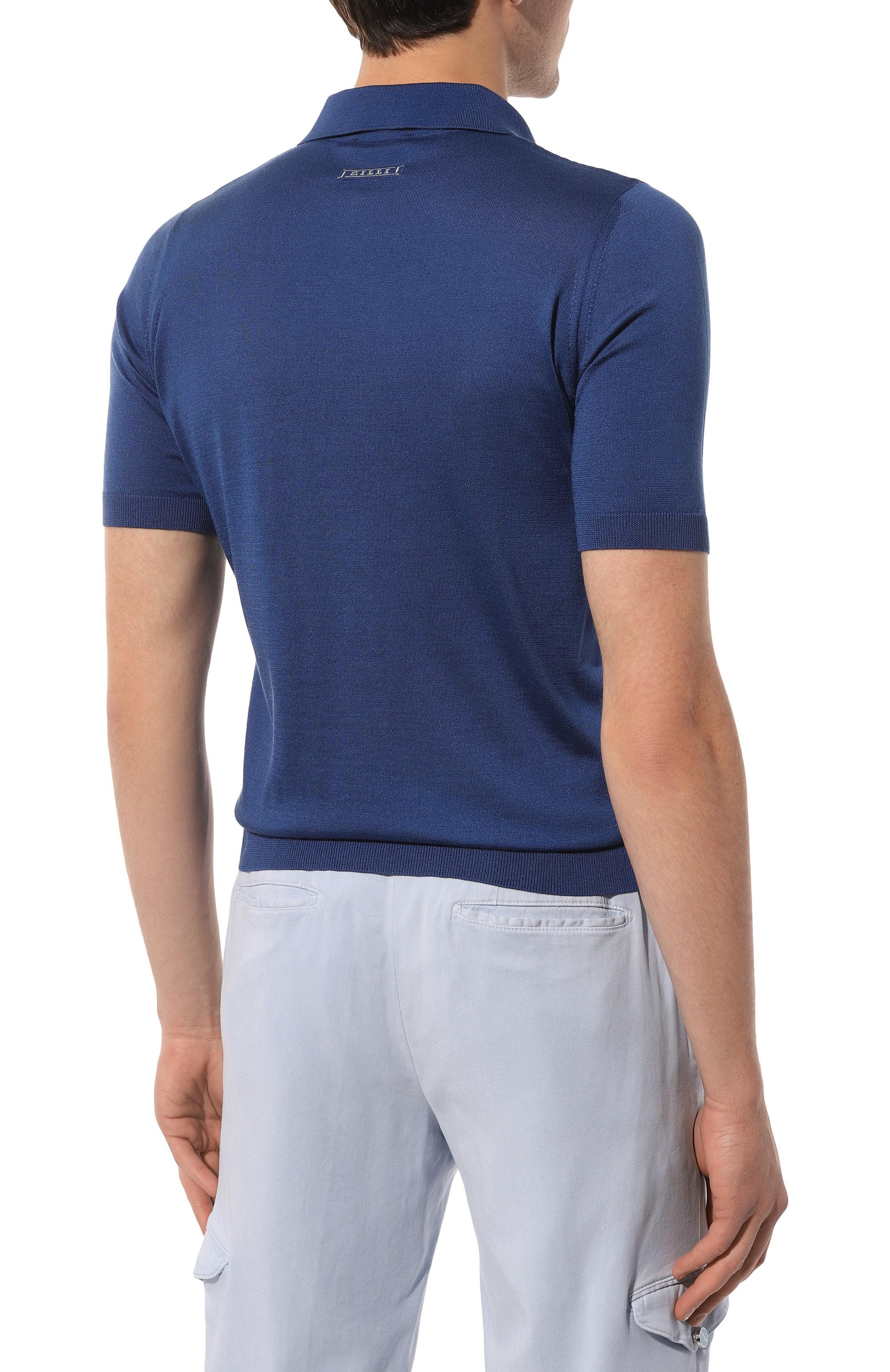 Шелковое поло ZILLI, арт. KVNSP2M0640VVL000, фото 4