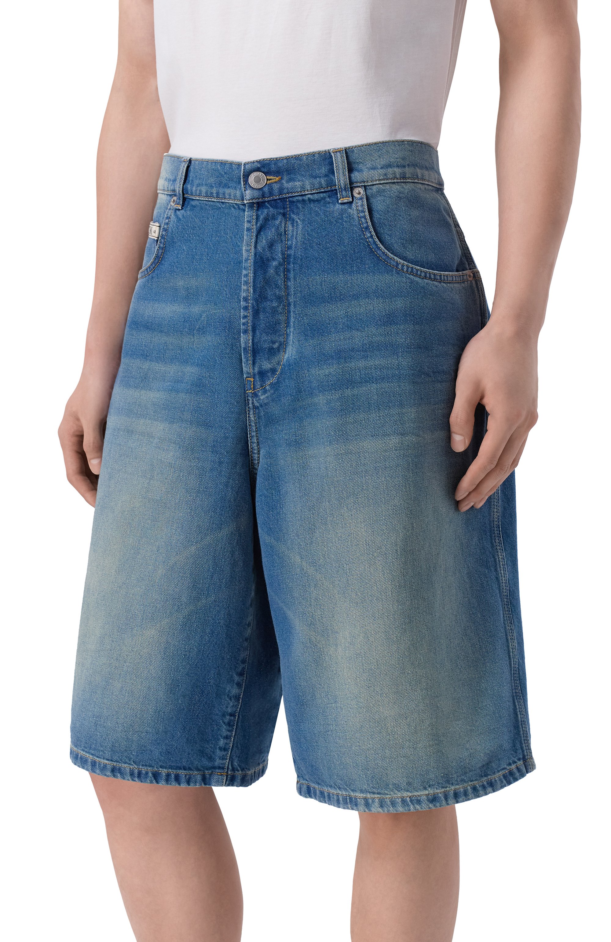 Джинсовые шорты MOSCHINO, арт. A0325/0230, фото 3