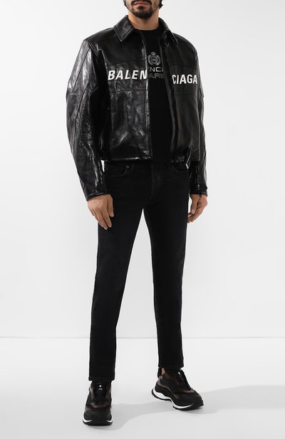 Кожаная куртка BALENCIAGA, арт. 594594/TGS08, фото 2
