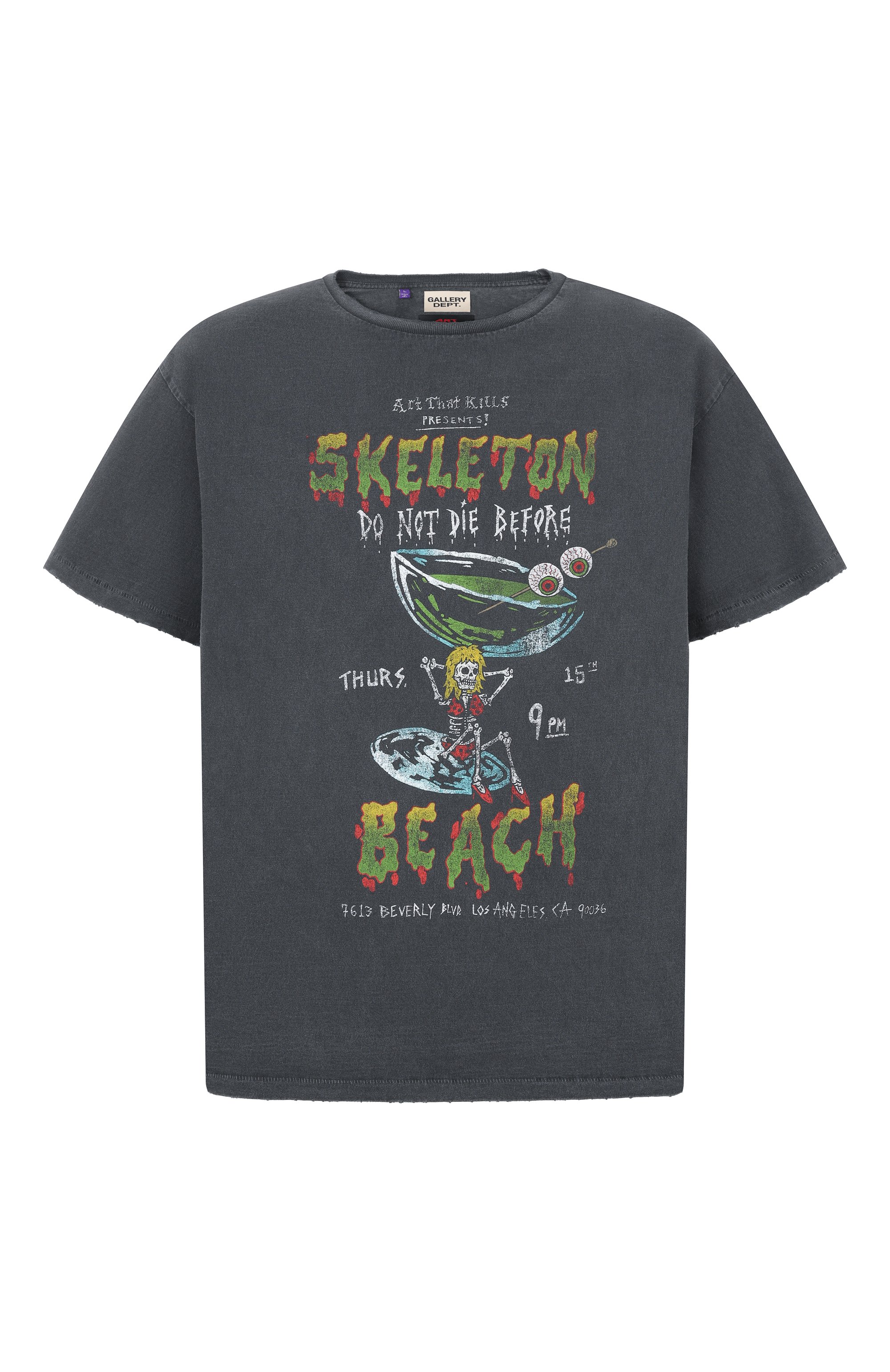 Хлопковая футболка GALLERY DEPT., арт. T0P011/C0TT0N, фото 1