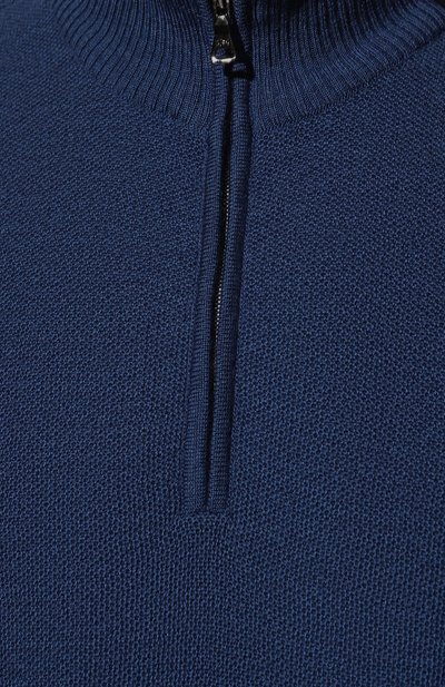 Шерстяной джемпер PAUL&SHARK синего цвета по цене 28800 руб., арт. 12311109, фото 5 Шерстяной джемпер PAUL&SHARK, арт. 12311109, фото 5