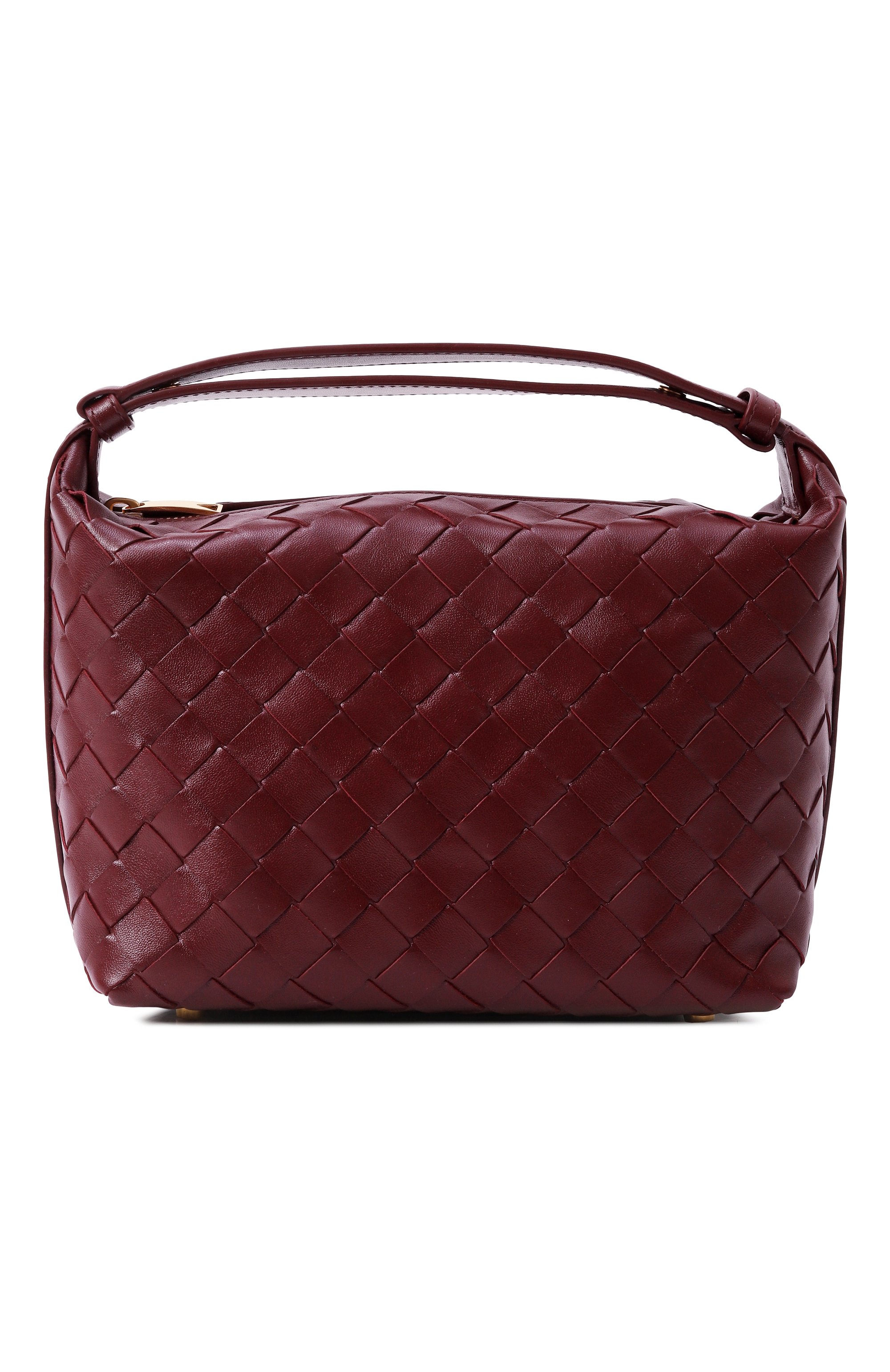 Сумка wallace mini BOTTEGA VENETA бордового цвета по цене 299500 руб., арт. 754443 V3IV1, фото 1 Сумка wallace mini BOTTEGA VENETA, арт. 754443 V3IV1, фото 1