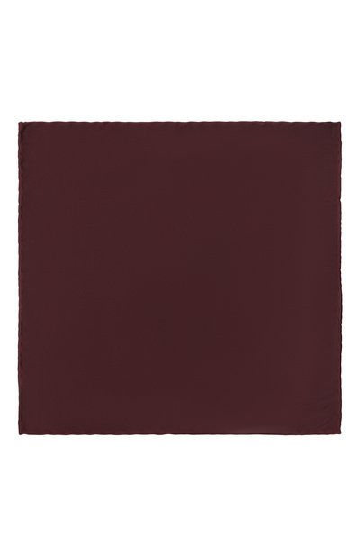 Шелковый платок BRUNELLO CUCINELLI бордового цвета по цене 33000 руб., арт. MI8900091, фото 3 Шелковый платок BRUNELLO CUCINELLI, арт. MI8900091, фото 3