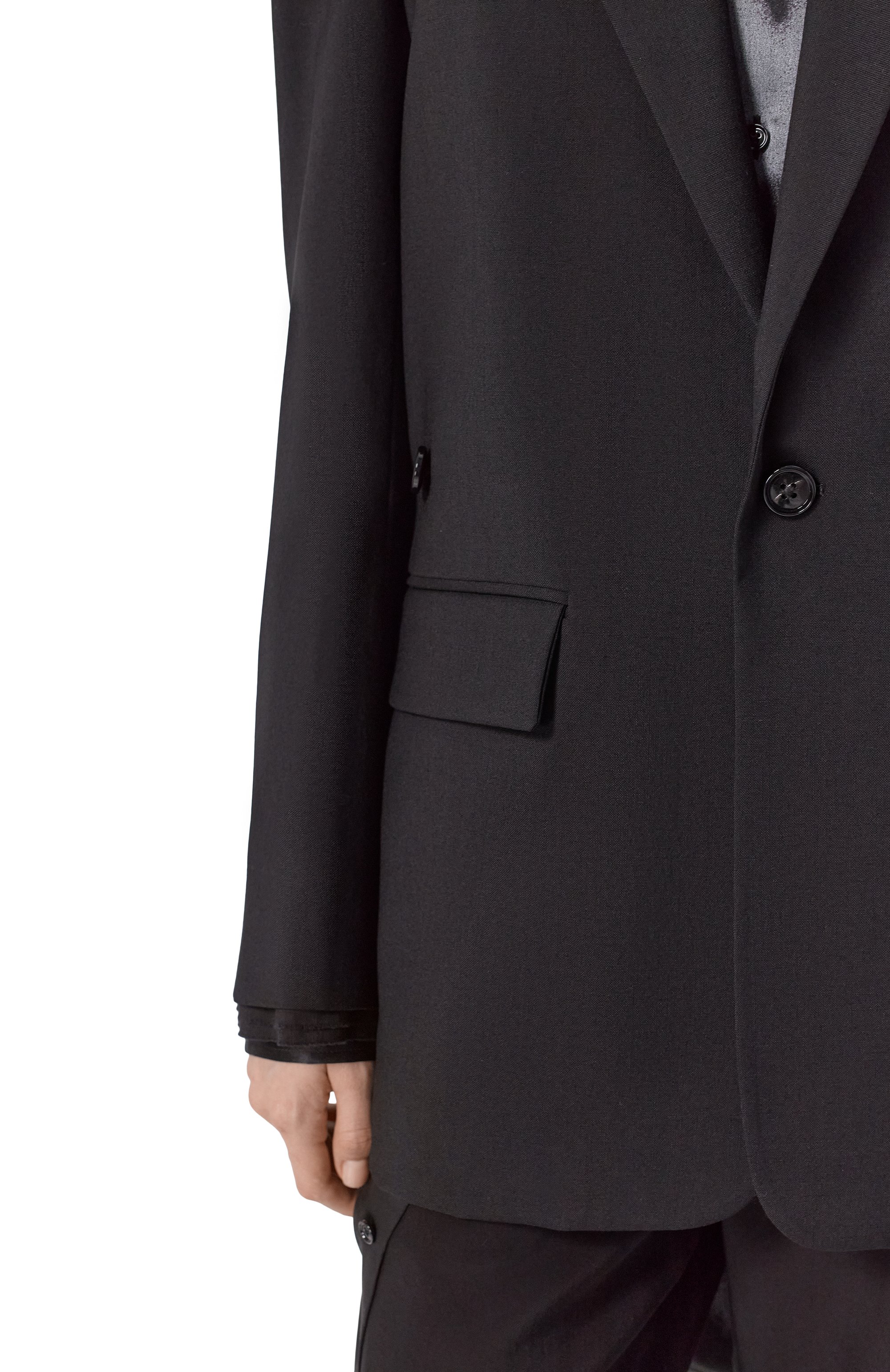 Шерстяной жакет ANN DEMEULEMEESTER, арт. B0013157/FA646, фото 5