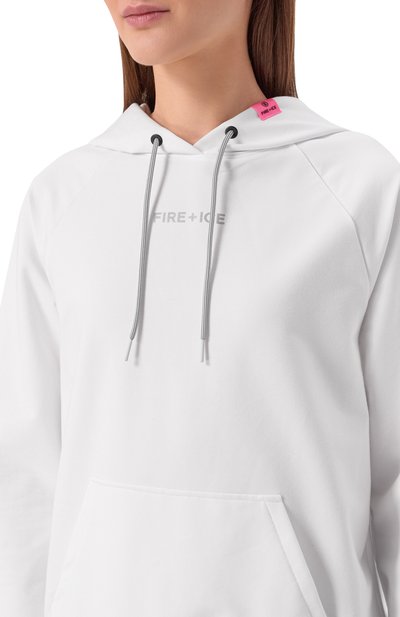 Хлопковое худи BOGNER FIRE+ICE белого цвета по цене 18850 руб., арт. 84853697, фото 5 Хлопковое худи BOGNER FIRE+ICE, арт. 84853697, фото 5