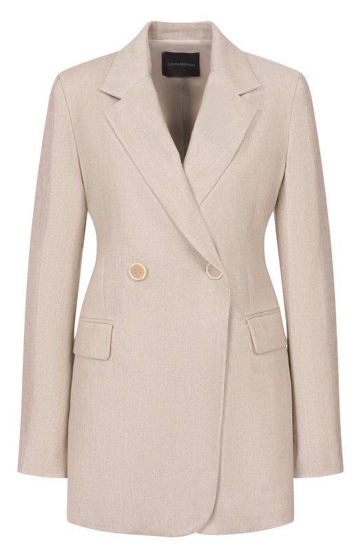 Жакет изо льна и вискозы Lorena Antoniazzi P2638GA13B/5154 Бежевый P2638GA13B/5154