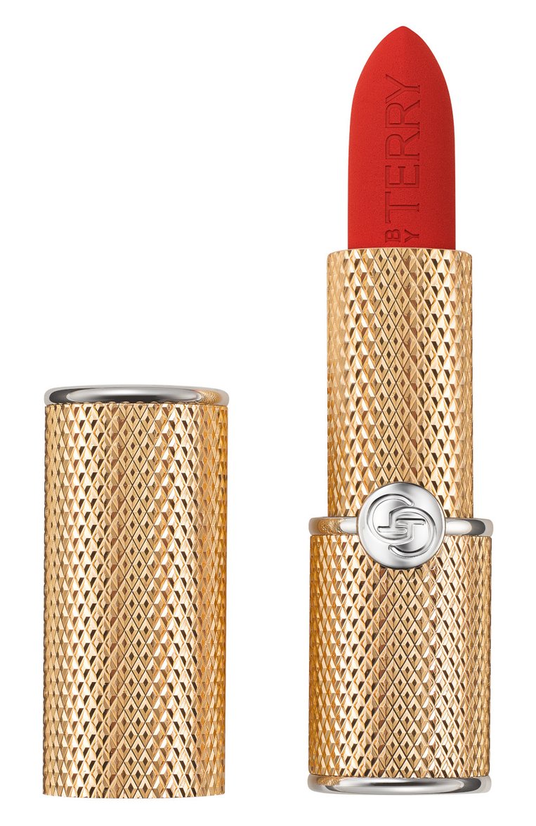 Увлажняющая помада с матовым финишем rouge opulent, оттенок 6 red alert (3,5g) BY TERRY  цвета, арт. V24000206 | Фото 1 (Нос: Не проставлено; Финишное покрытие: Матовый; Региональные ограничения белый список (Axapta Mercury): Не проставлено)