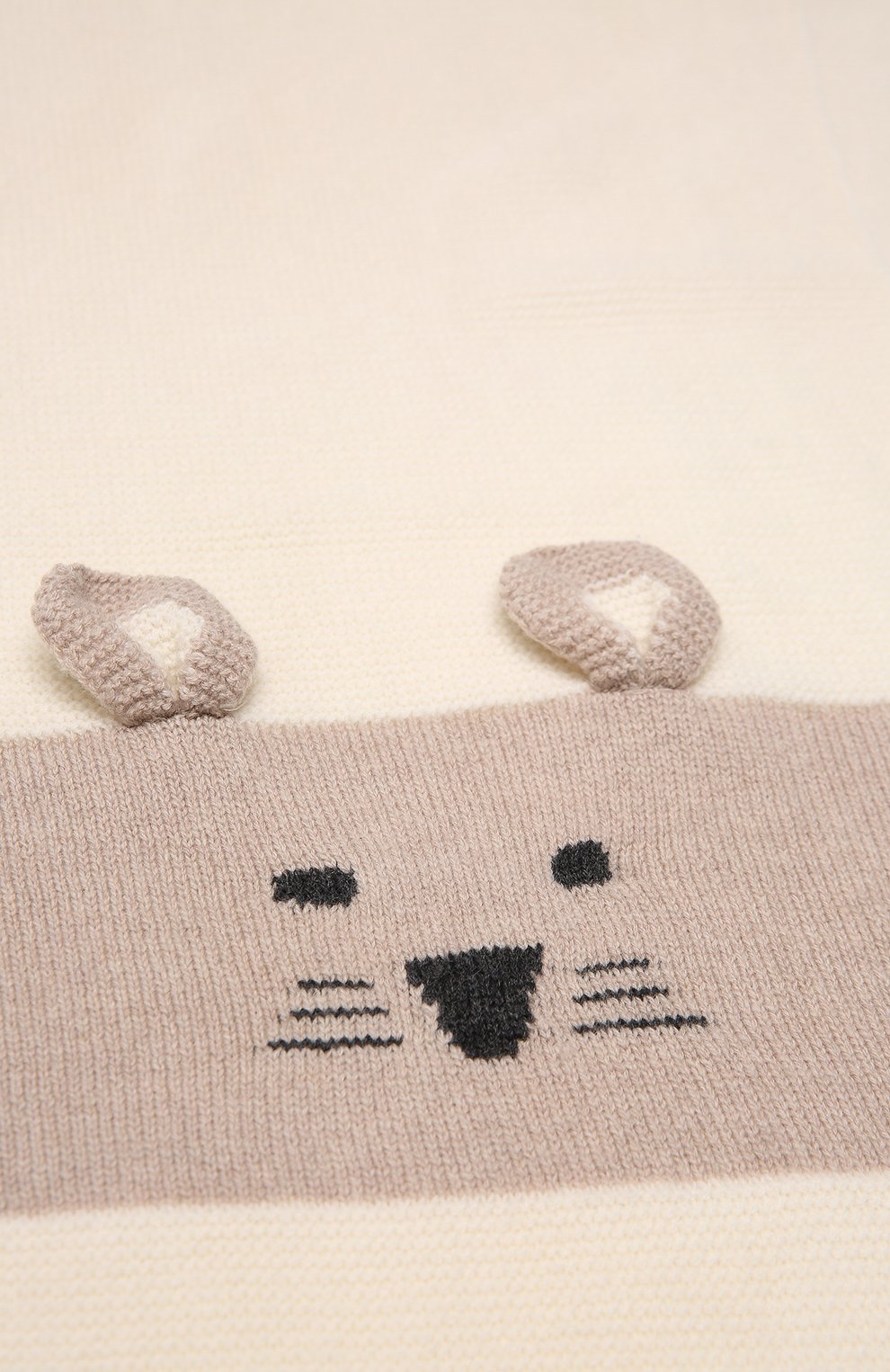 Шерстяное одеяло BABY T кремового цвета по цене 14400 руб., арт. 21AI152C0, фото 2 Шерстяное одеяло BABY T, арт. 21AI152C0, фото 2