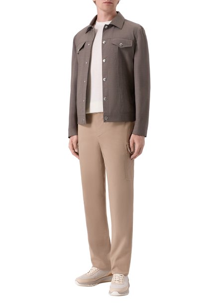 Хлопковые брюки-карго BRUNELLO CUCINELLI, арт. M289LE1890, фото 2