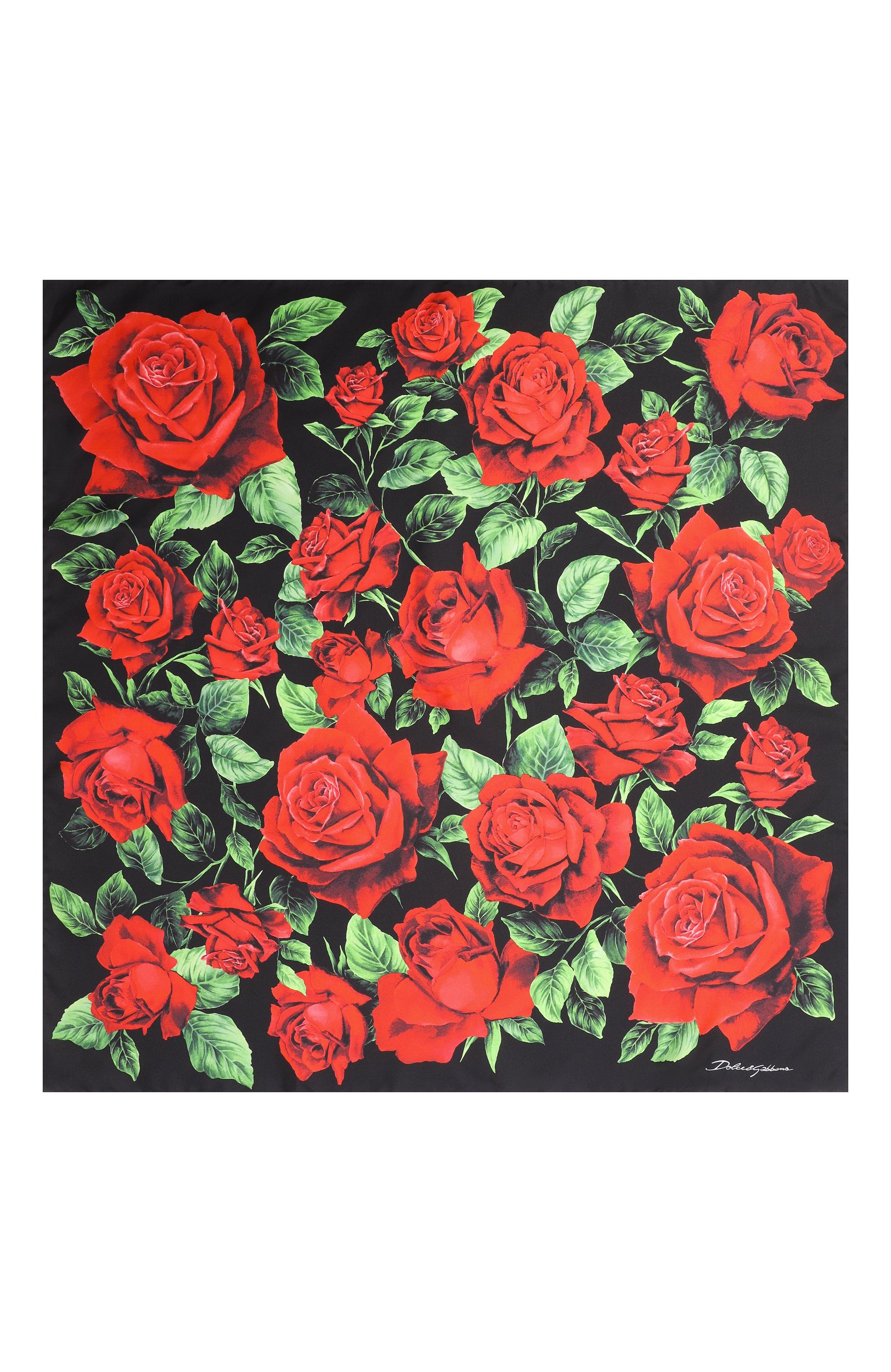 Шелковый платок DOLCE & GABBANA, арт. FN092R/GDDW2, фото 4