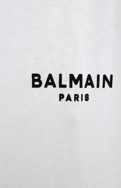 Хлопковая футболка BALMAIN, арт. VF11351/B013, фото 5