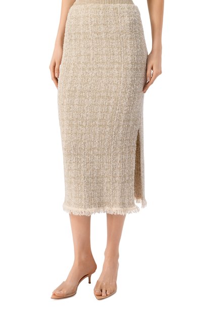 Юбка из хлопка и вискозы TWINSET, арт. 251TP3563, фото 3