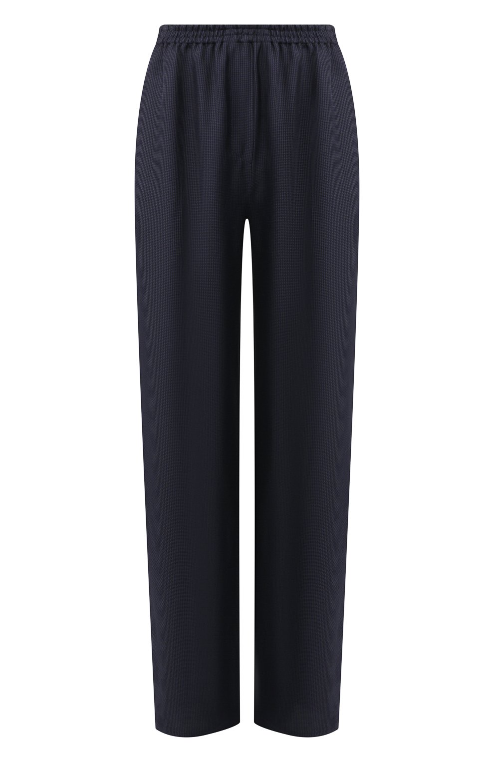 Брюки из вискозы ACNE STUDIOS темно-синего цвета по цене 32050 руб., арт. AK0063, фото 1 Брюки из вискозы ACNE STUDIOS, арт. AK0063, фото 1