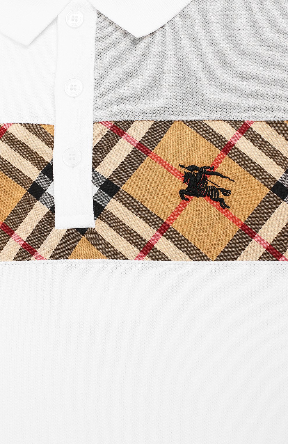 Хлопковое поло BURBERRY, арт. 8001081, фото 3