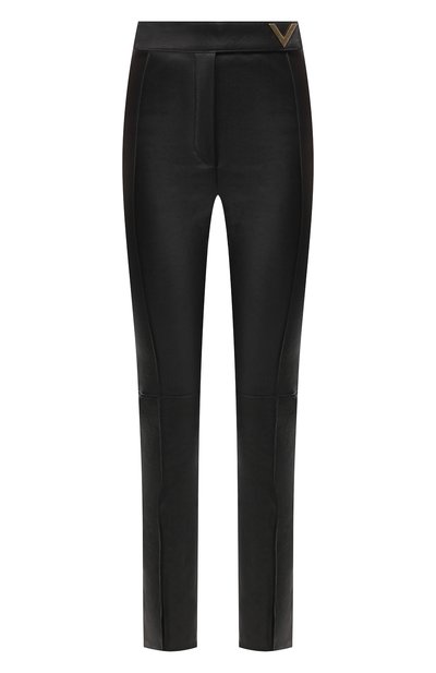 Кожаные брюки VALENTINO, арт. RB3NF00U45H, фото 1