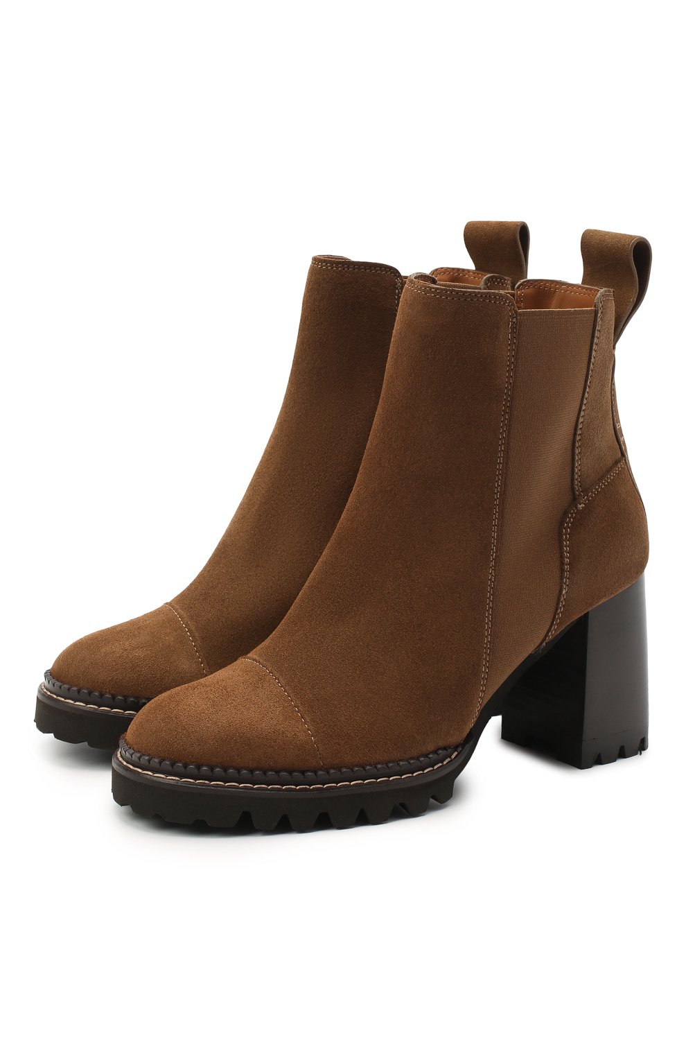 Замшевые ботильоны howl SEE BY CHLOÉ, арт. SB33081A/12121, фото 1