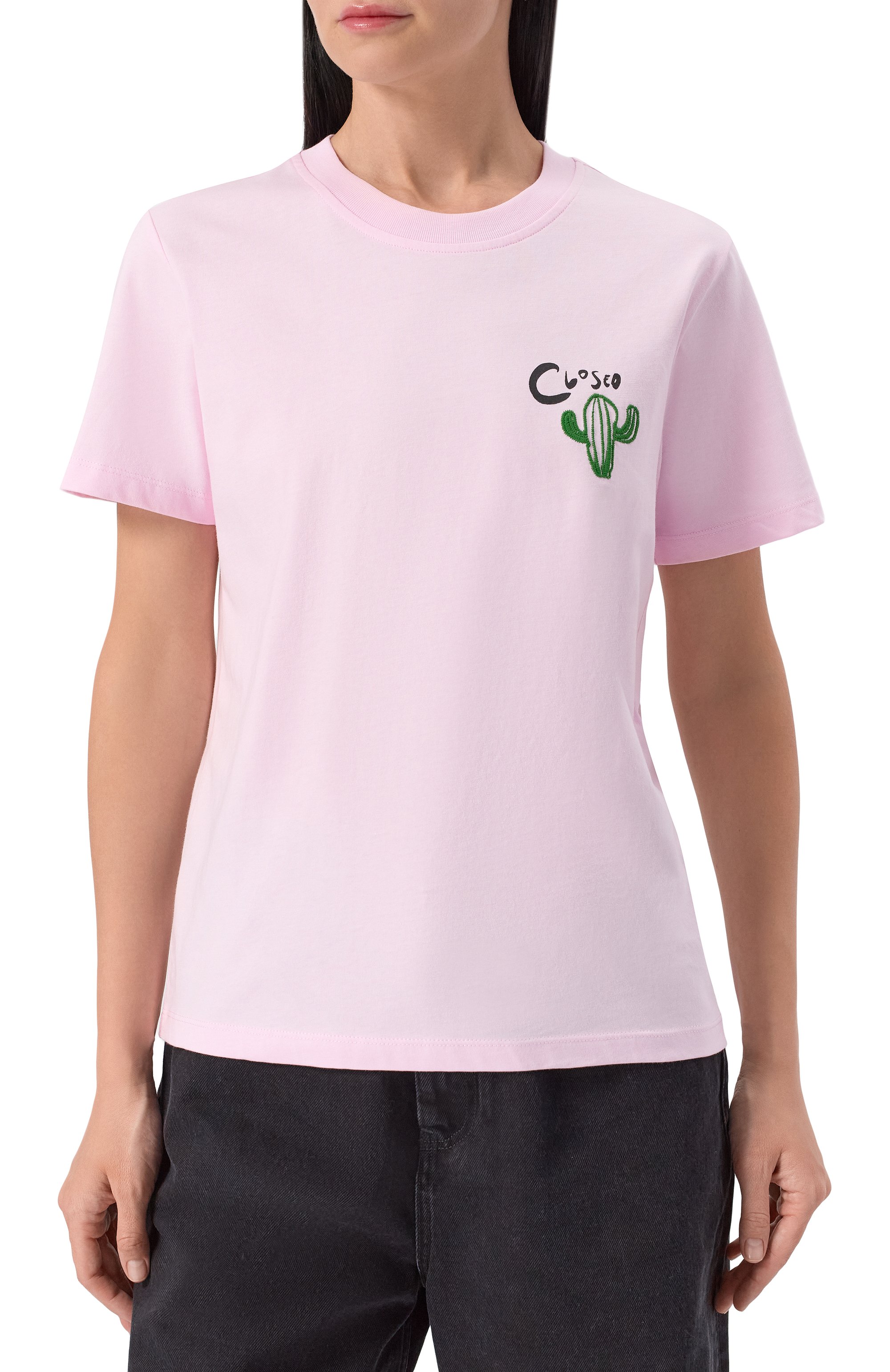 Хлопковая футболка CLOSED, арт. C95552-44H-EM, фото 3