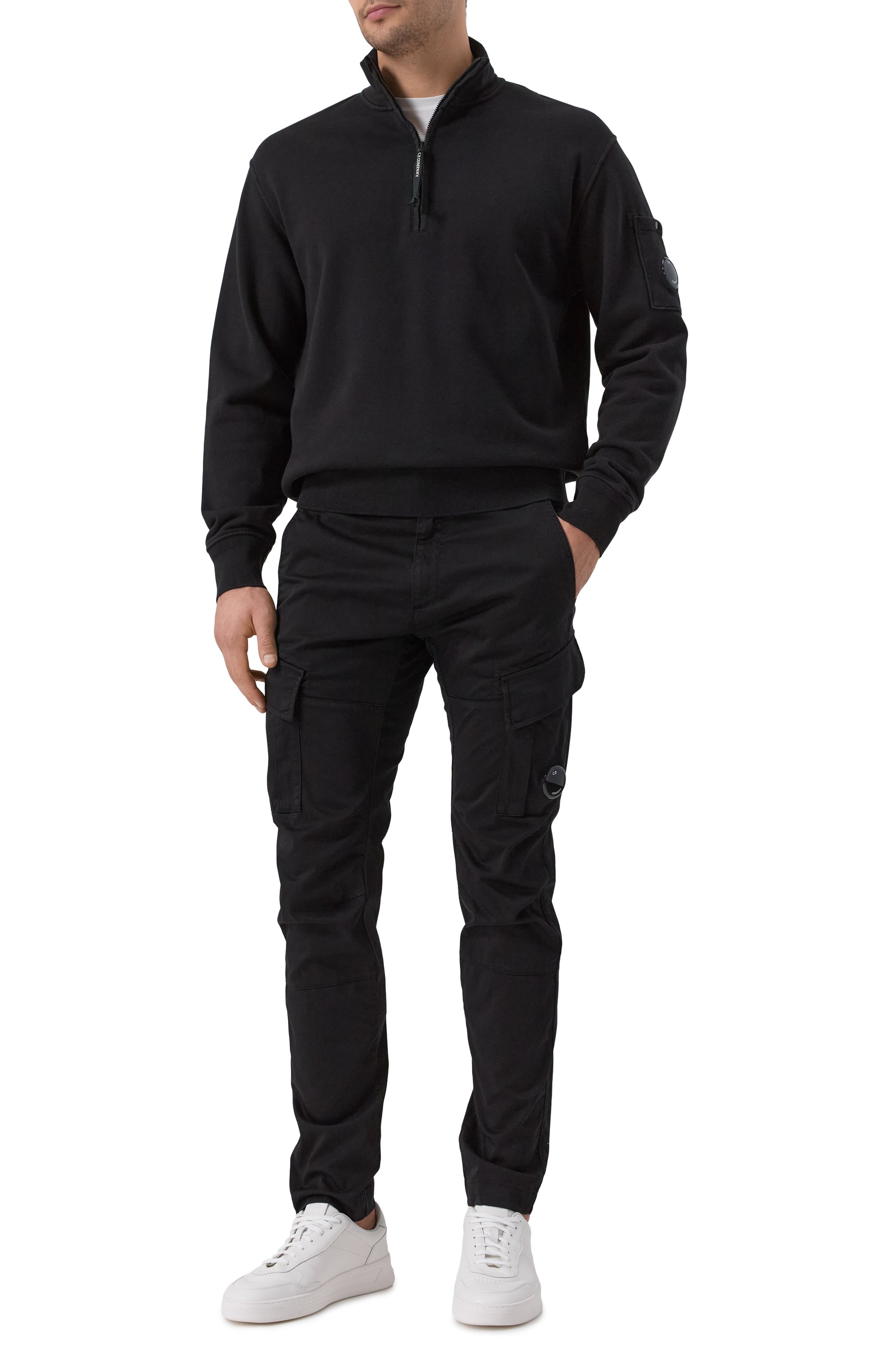 Хлопковый свитшот C.P. COMPANY, арт. 18CMSS125A110044G, фото 2