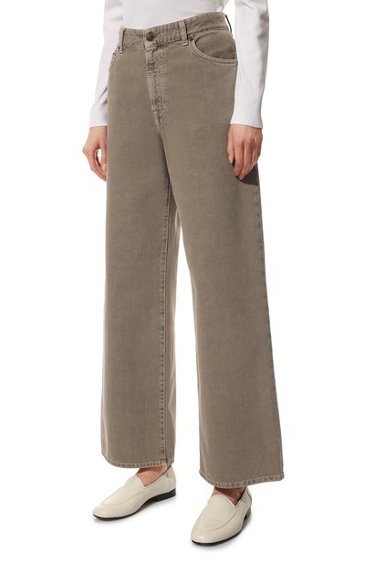 Джинсы THE ROW темно-бежевого цвета по цене 82650 руб., арт. 5915W1954, фото 3 Джинсы THE ROW, арт. 5915W1954, фото 3