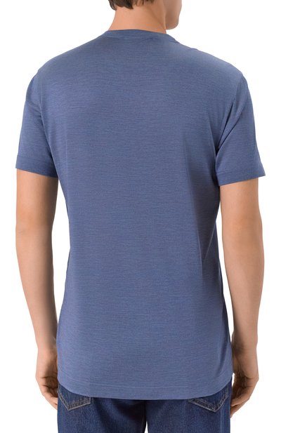 Шелковая футболка-хенли DOLCE & GABBANA, арт. G8QK3Z/G7PG0, фото 4