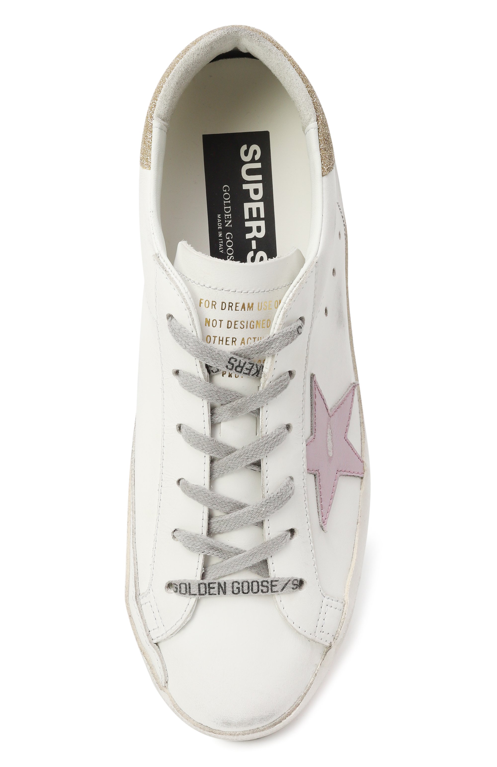 Кожаные кеды super-star GOLDEN GOOSE DELUXE BRAND, арт. GWF00102.F006842, фото 6