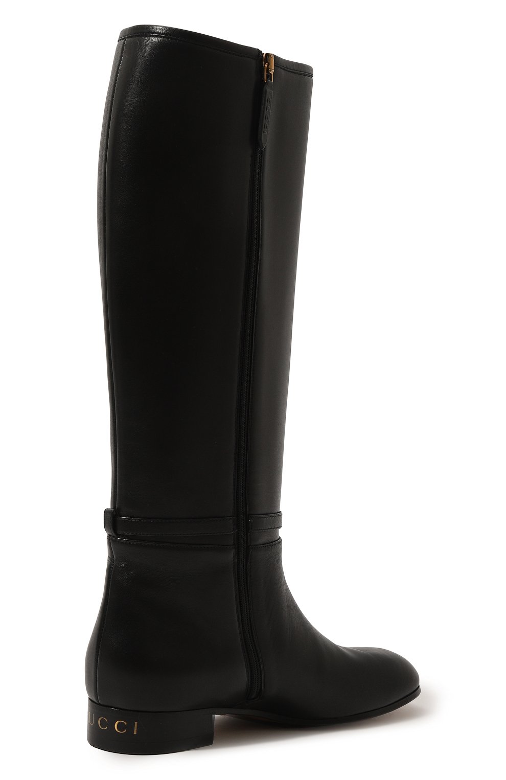 Кожаные сапоги GUCCI черного цвета по цене 194400 руб., арт. 658889 BKO00, фото 4 Кожаные сапоги GUCCI, арт. 658889 BKO00, фото 4