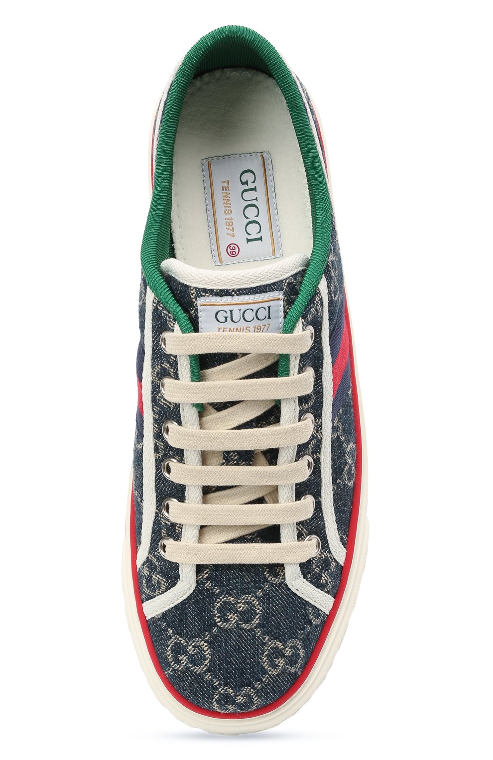 Текстильные кеды tennis 1977 GUCCI, арт. 606110/2KQ10, фото 5