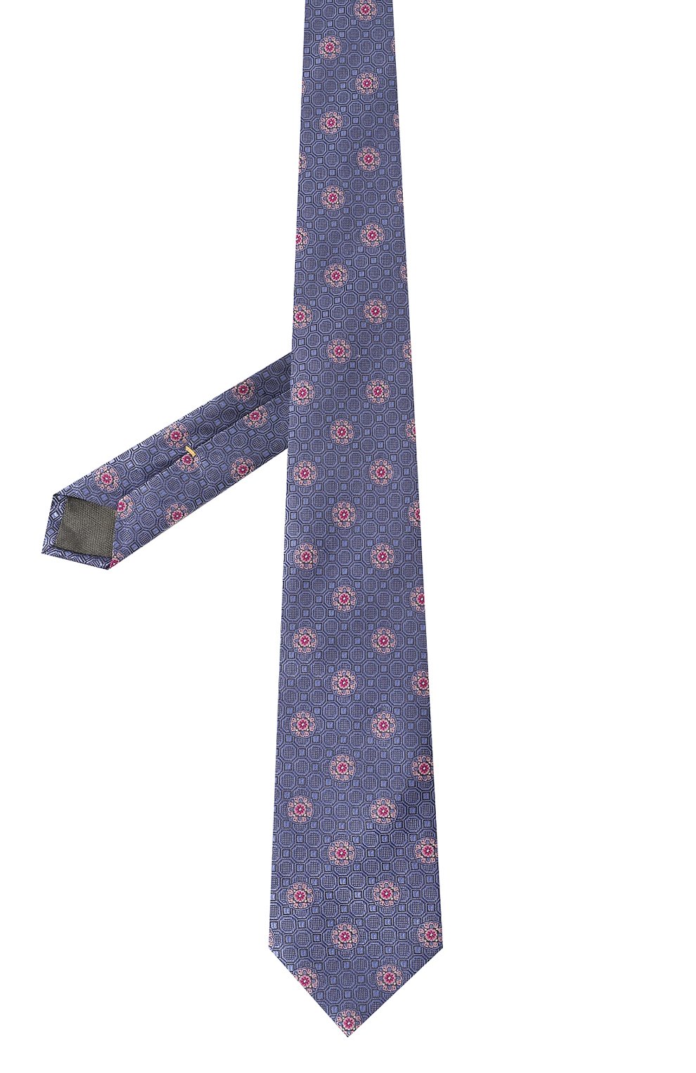 Шелковый галстук CANALI синего цвета по цене 17600 руб., арт. 18/HJ03661, фото 3 Шелковый галстук CANALI, арт. 18/HJ03661, фото 3