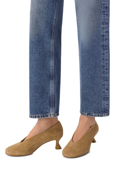 Женские замшевые туфли duck 55 MOSCHINO, арт. MA10015C10/ME0