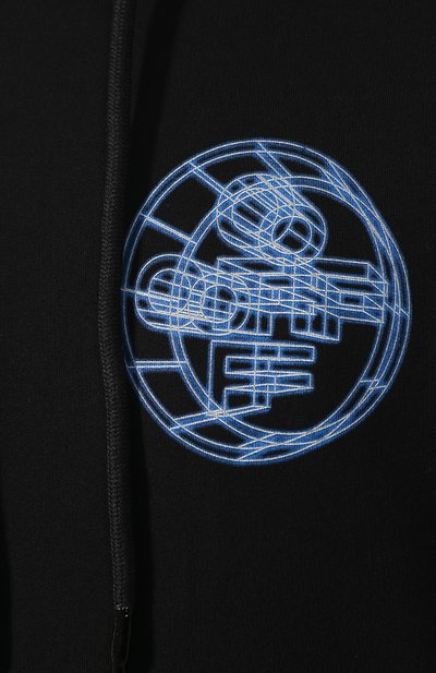 Хлопковое худи OFF-WHITE, арт. 0MBB034R20E300031088, фото 5