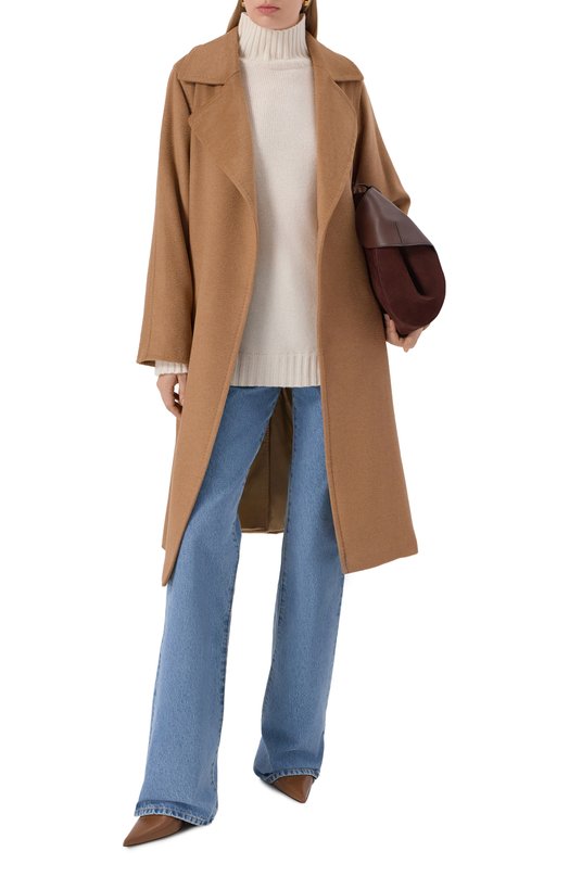 Кашемировый свитер Max Mara ACETI Кремовый  ACETI Фото 2