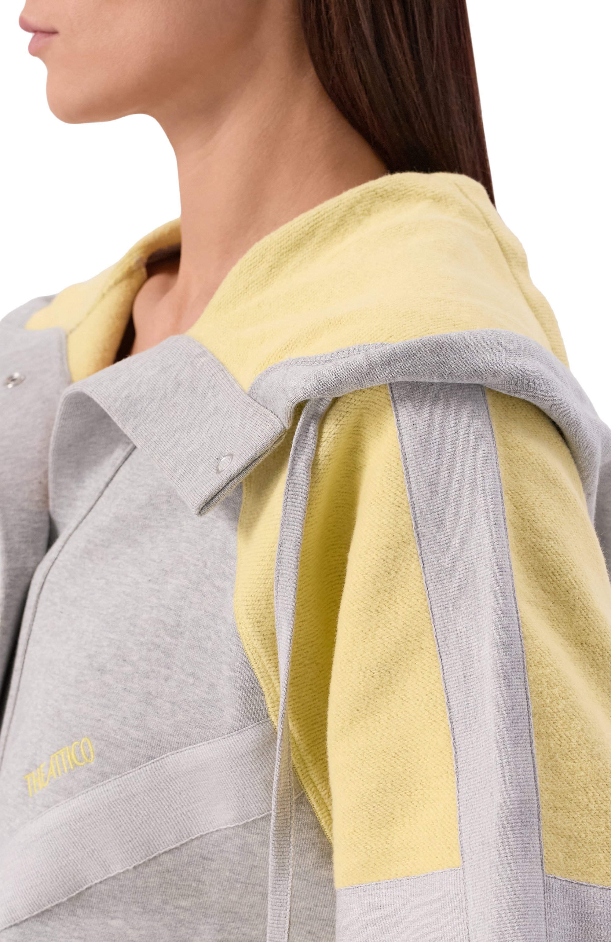 Хлопковая толстовка THE ATTICO, арт. 260WCB00110/JJF007AA, фото 5