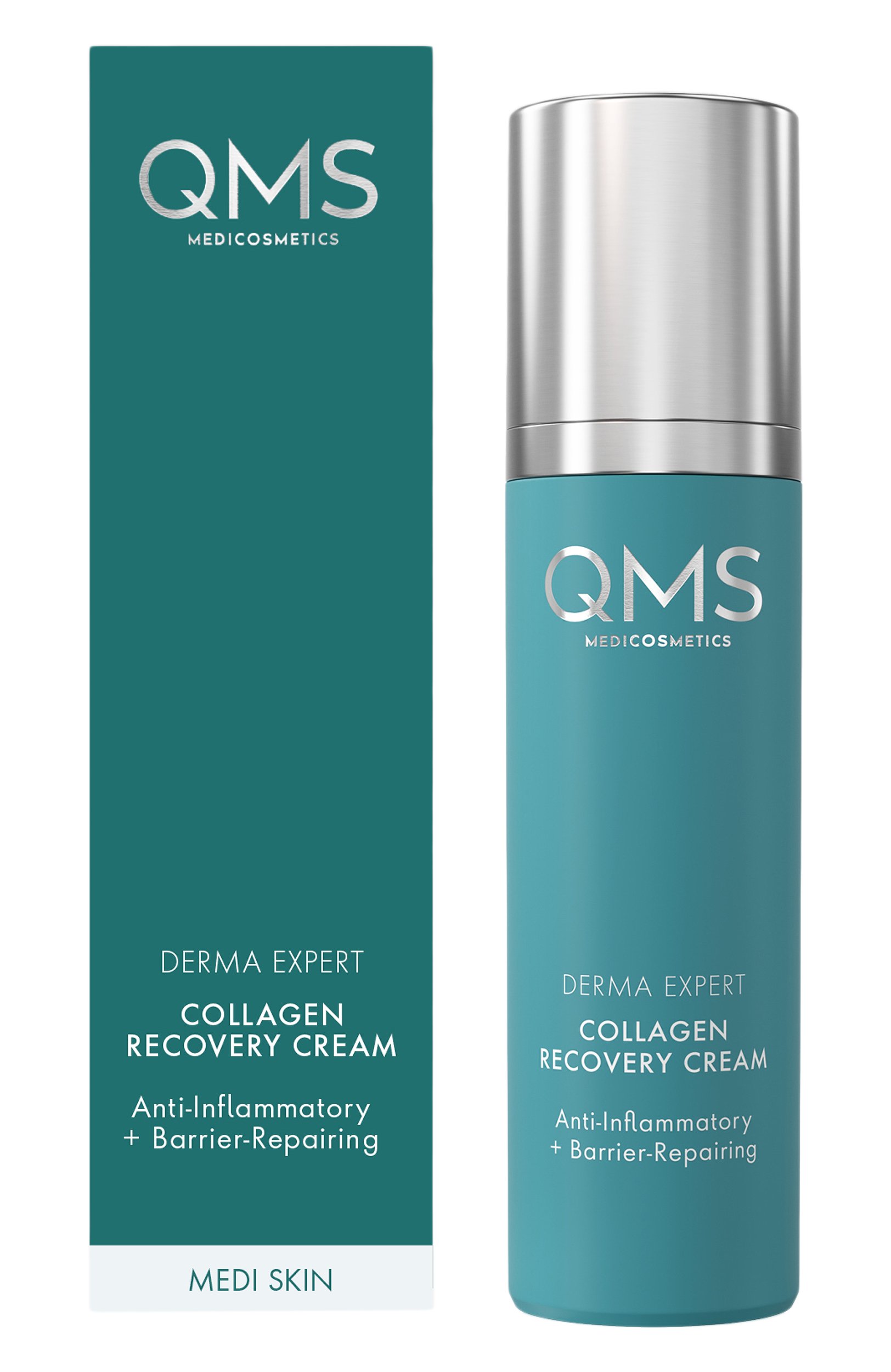 Крем для лица derma expert collagen recovery day & night cream (50ml) QMS MEDICOSMETICS бесцветного цвета по цене 55000 руб., арт. 2110100, фото 1 Крем для лица derma expert collagen recovery day & night cream (50ml) QMS MEDICOSMETICS, арт. 2110100, фото 1
