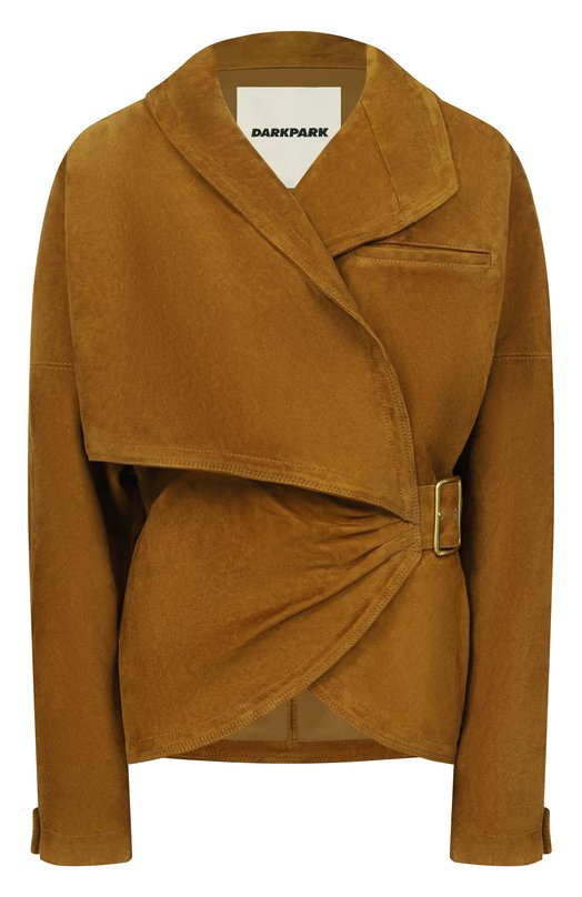 Замшевая куртка Darkpark WJA10/LTS02 Коричневый WJA10/LTS02
