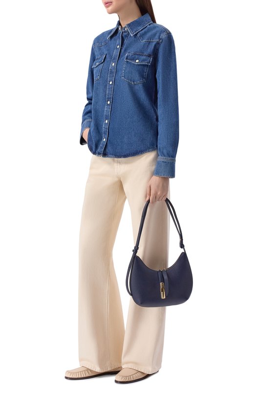 Сумка Furla Goccia small Furla WB01500/BX3353 Синий  WB01500/BX3353 Фото 7