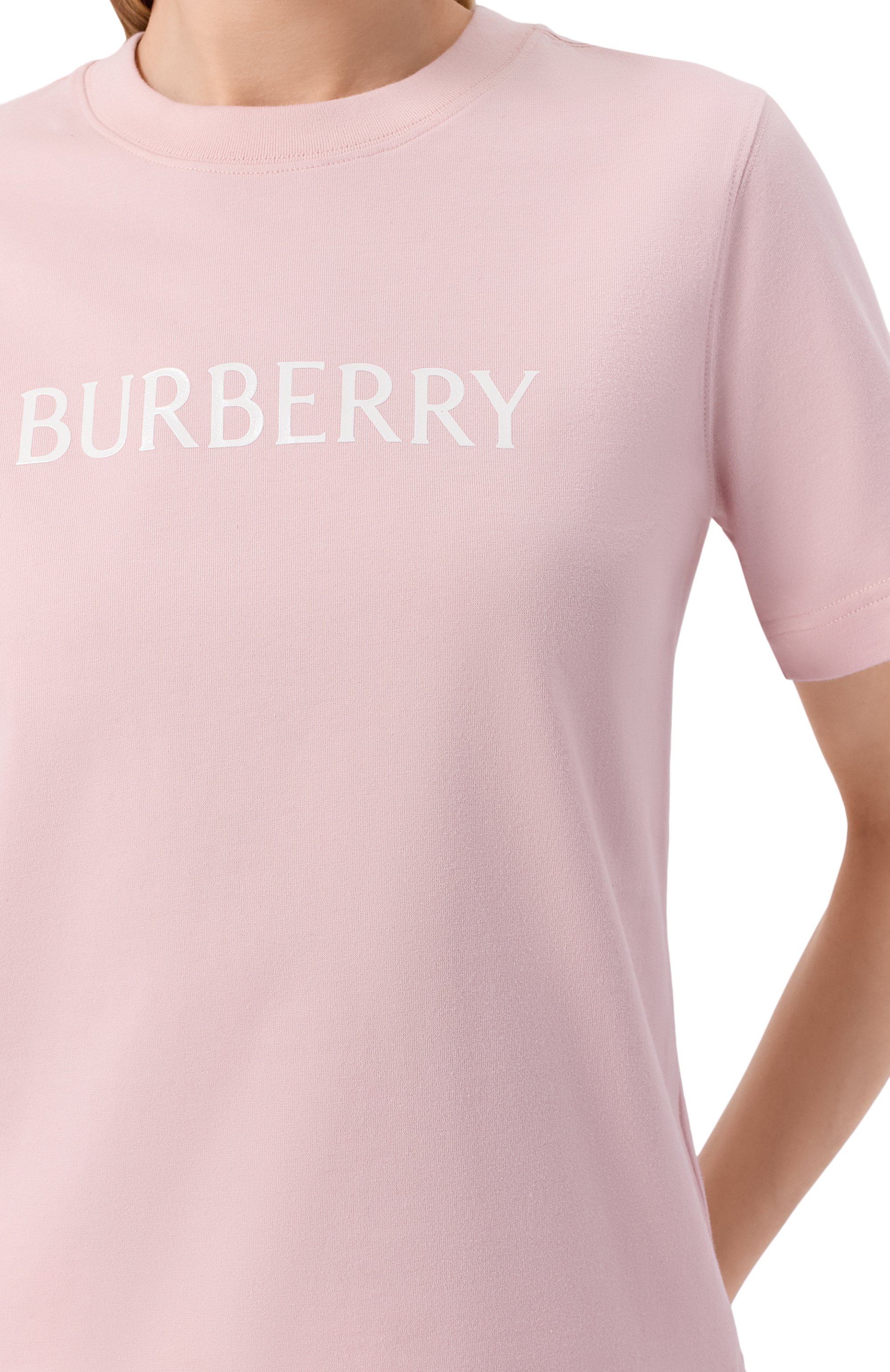 Хлопковая футболка BURBERRY, арт. 8118976, фото 5