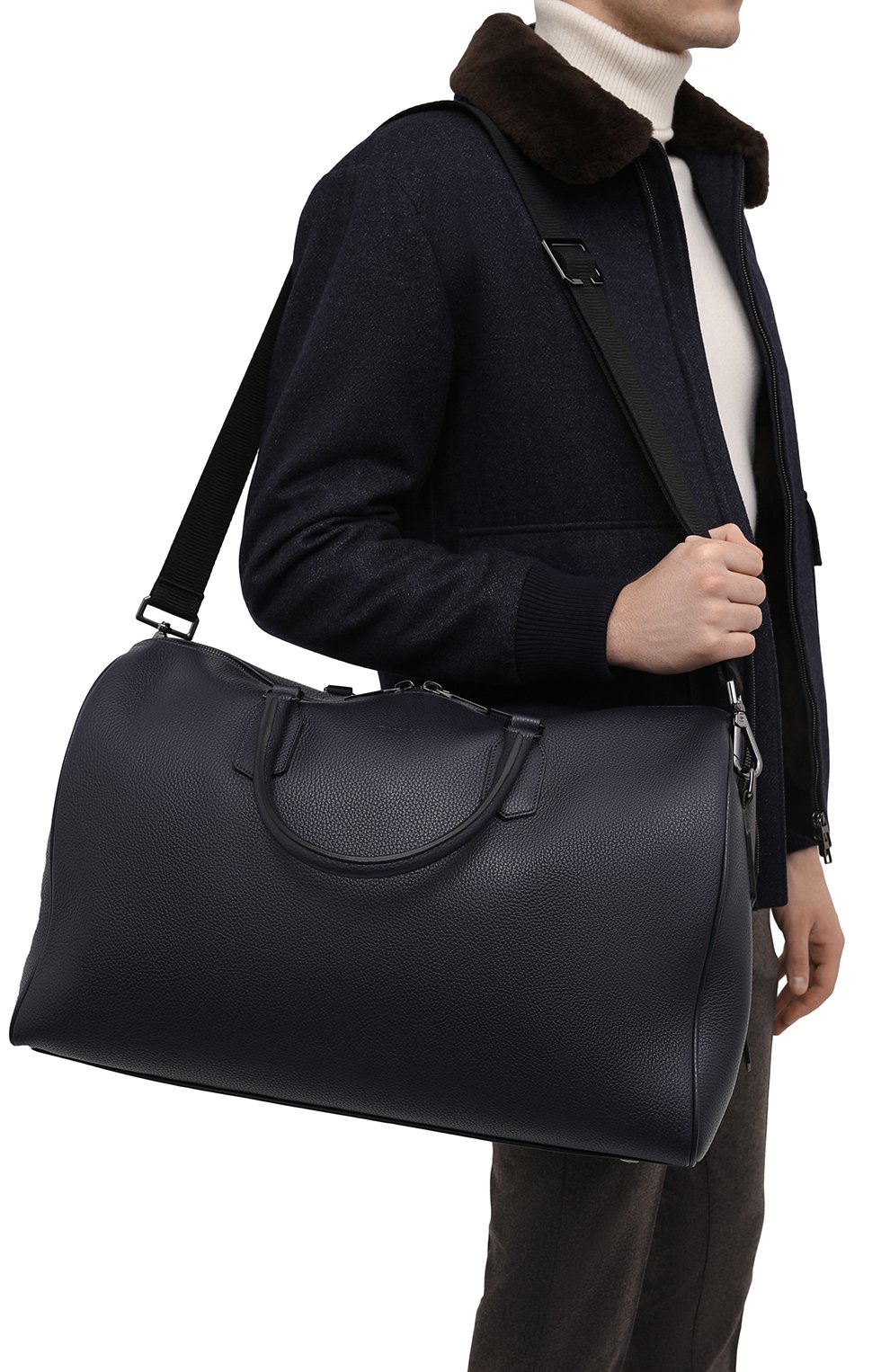 Кожаная дорожная сумка CANALI, арт. P325152/NA00051, фото 2