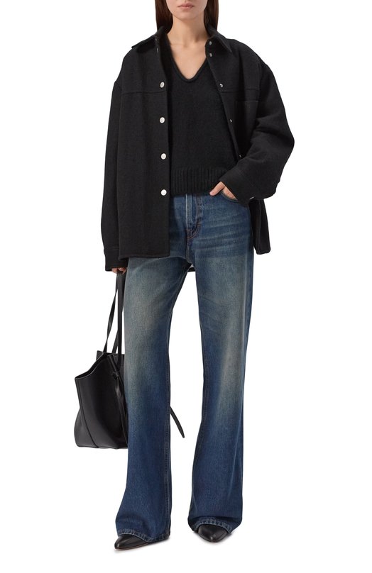 Кашемировый пуловер James Perse WLTC3067 Чёрный  WLTC3067 Фото 2