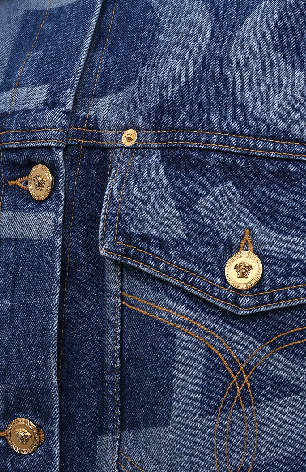 Джинсовая куртка VERSACE, арт. 1000757/1A00592, фото 5