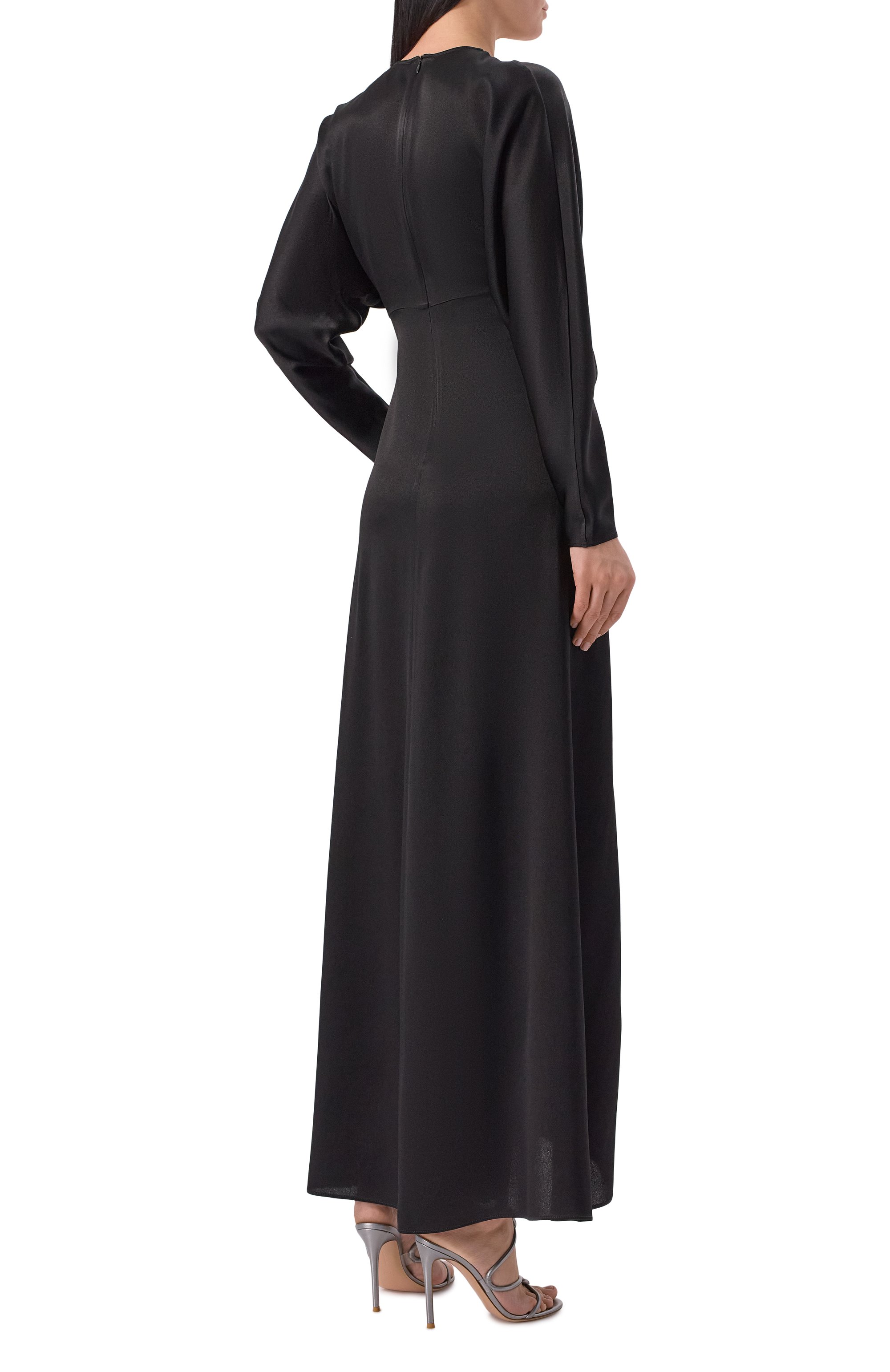 Платье ANTONELLI FIRENZE черного цвета по цене 112500 руб., арт. M6331Q/794, фото 3 Платье ANTONELLI FIRENZE, арт. M6331Q/794, фото 3