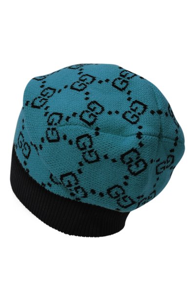 Шапка из шерсти и хлопка GUCCI, арт. 664983 3GF10, фото 2