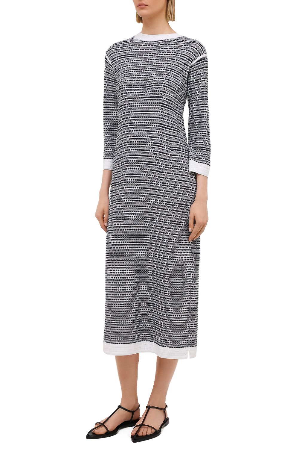 Платье из шелка и хлопка LORO PIANA, арт. FAL5240, фото 3