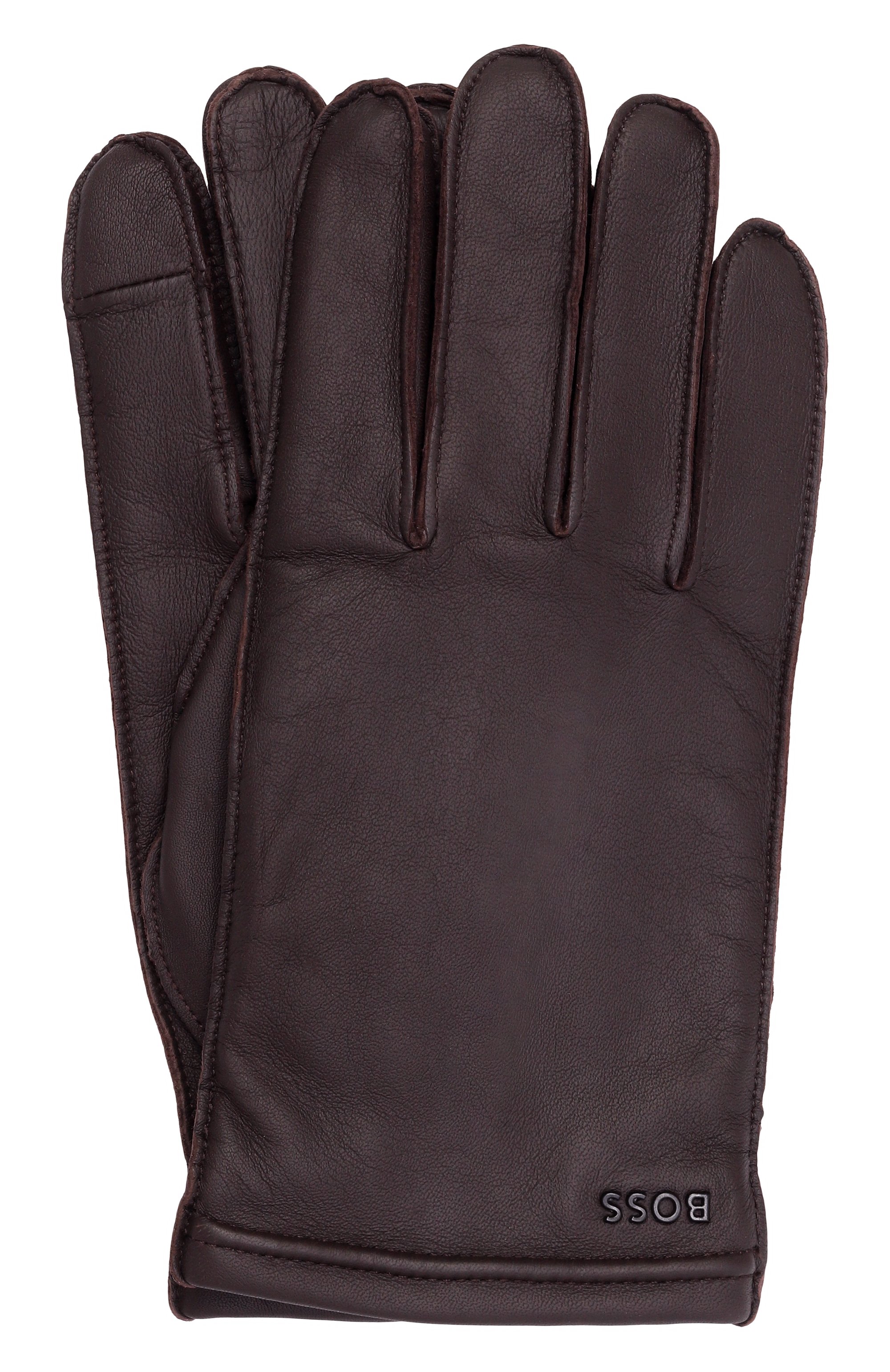 Кожаные перчатки BOSS, арт. 50526680, фото 1